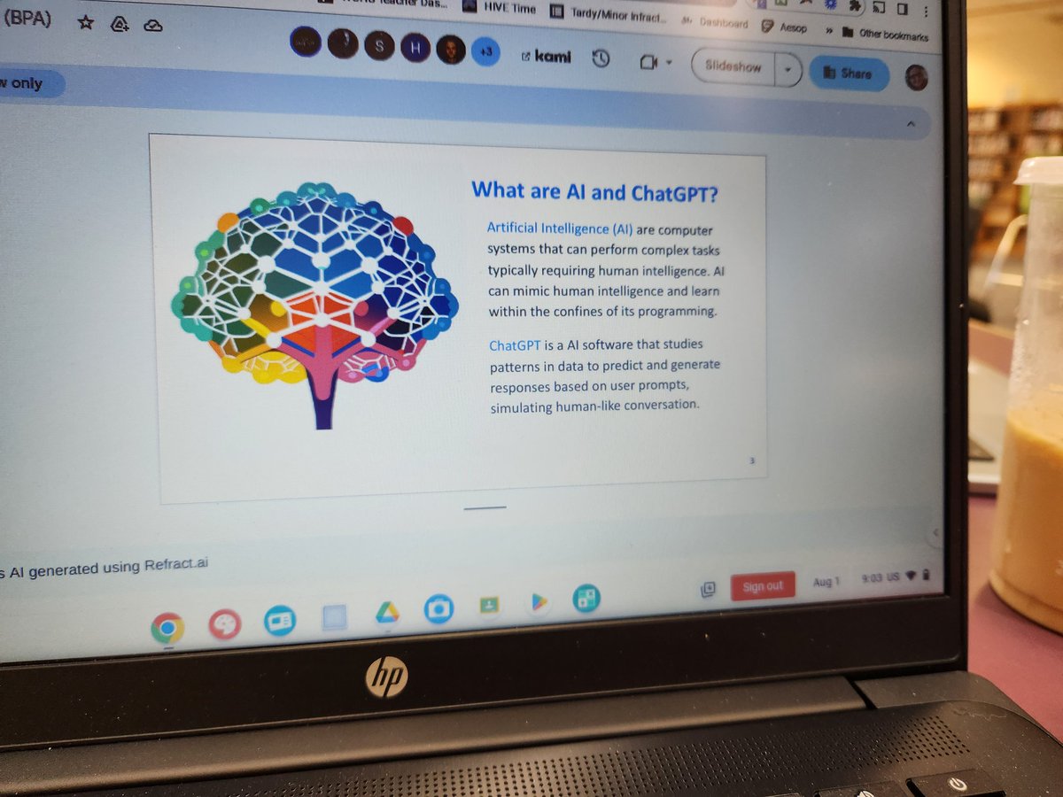 CragerNation's tweet photo. Back at it today! #backtoschool #pd #chatgpt https://t.co/giik0BdfUn
