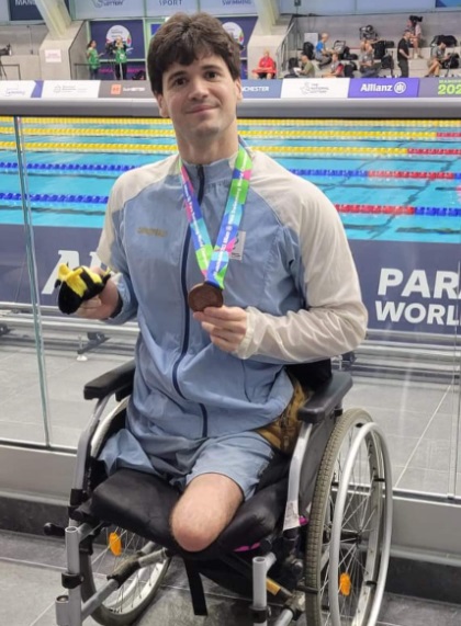 instintoamateur's tweet photo. #Natación🏊 #Paralímpica #CampeonatoDelMundo Manchester🇬🇧

Tres medallas🥉 en la primera jornada del #Mundial2023

Fueron de los bonaerenses Nicolás Rivero en 100m #Pecho #SB4, Matías De Andrade 100m #Espalda #S6 y el neuquino Iñaki Basiloff en 200m #Combinado #SM7 https://t.co/DSs2OlWqVa
