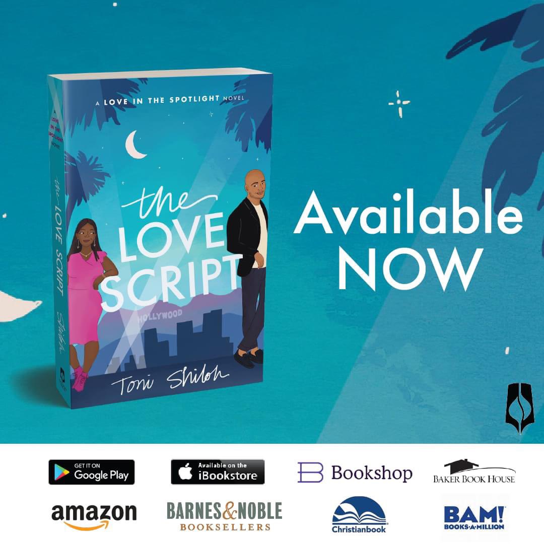 The Love Script by @tonishilohwrite is finally here! If you're a fan of romcoms, you absolutely can't afford to miss out on this amazing romcom with a fake relationship. 

#stepintoashilohbook #thelovescript #loveinthespotlightseries #bhpfiction #christianfiction #blackromance