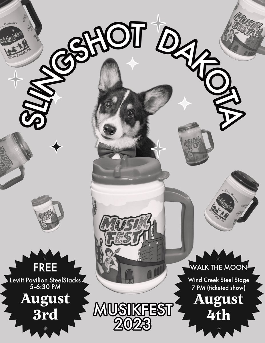 FREE <a href="/Musikfest/">Musikfest</a> Slingy D show THIS THURSDAY! 5PM @ Levitt Pavilion 💖