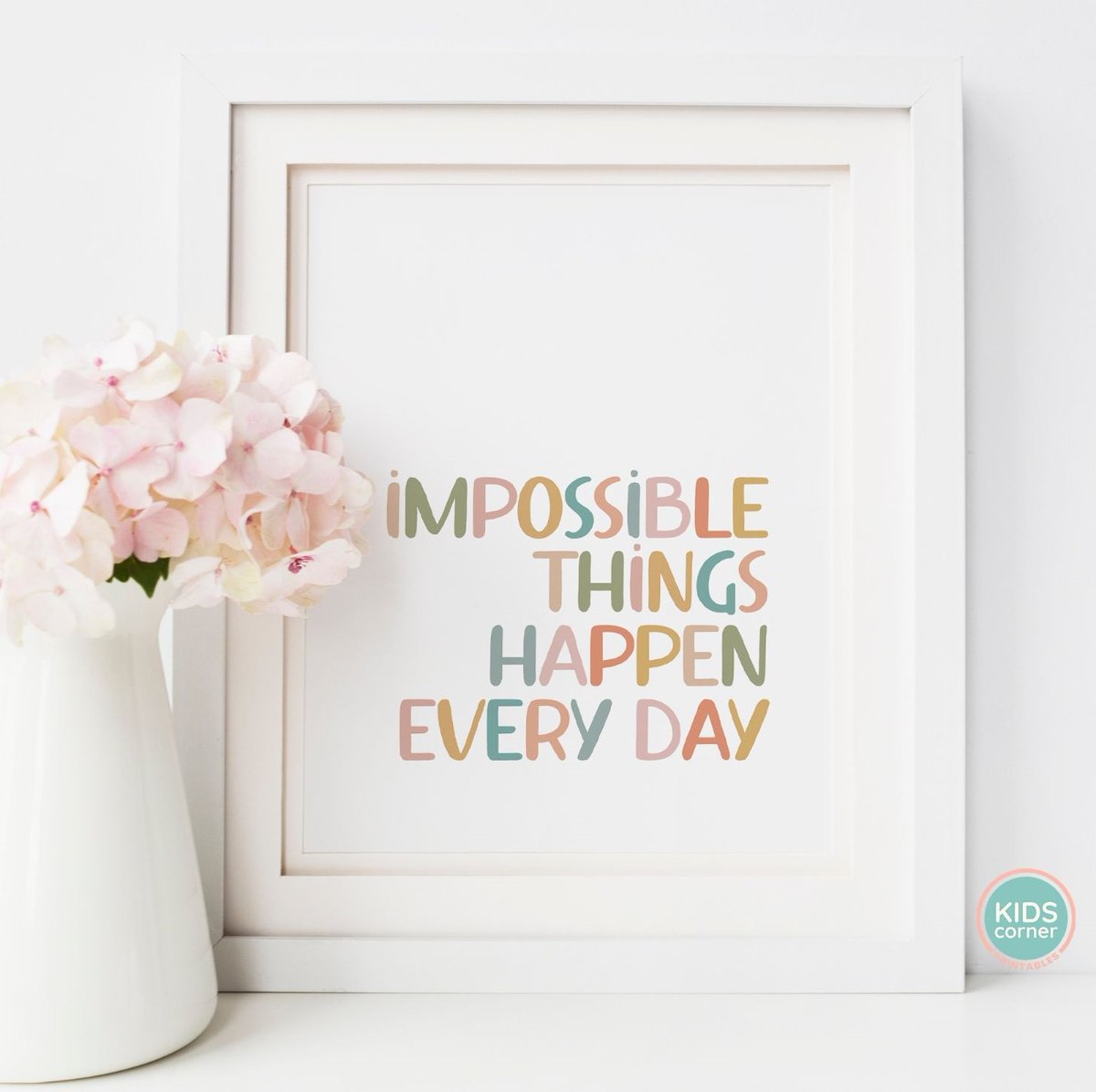 KidsCornerPrint's tweet photo. Impossible things happen every day... 💗
#kidscornerprintables #impossible #ImpossibleThings #impossiblethingshappeneveryday #classroomdecor #classroom #classroomsetup #digitalprintable #classroomdecorations #homeschool #homeroom #homeroomteacher #nursery #playroom #playroominspo https://t.co/Z13kDUcUom