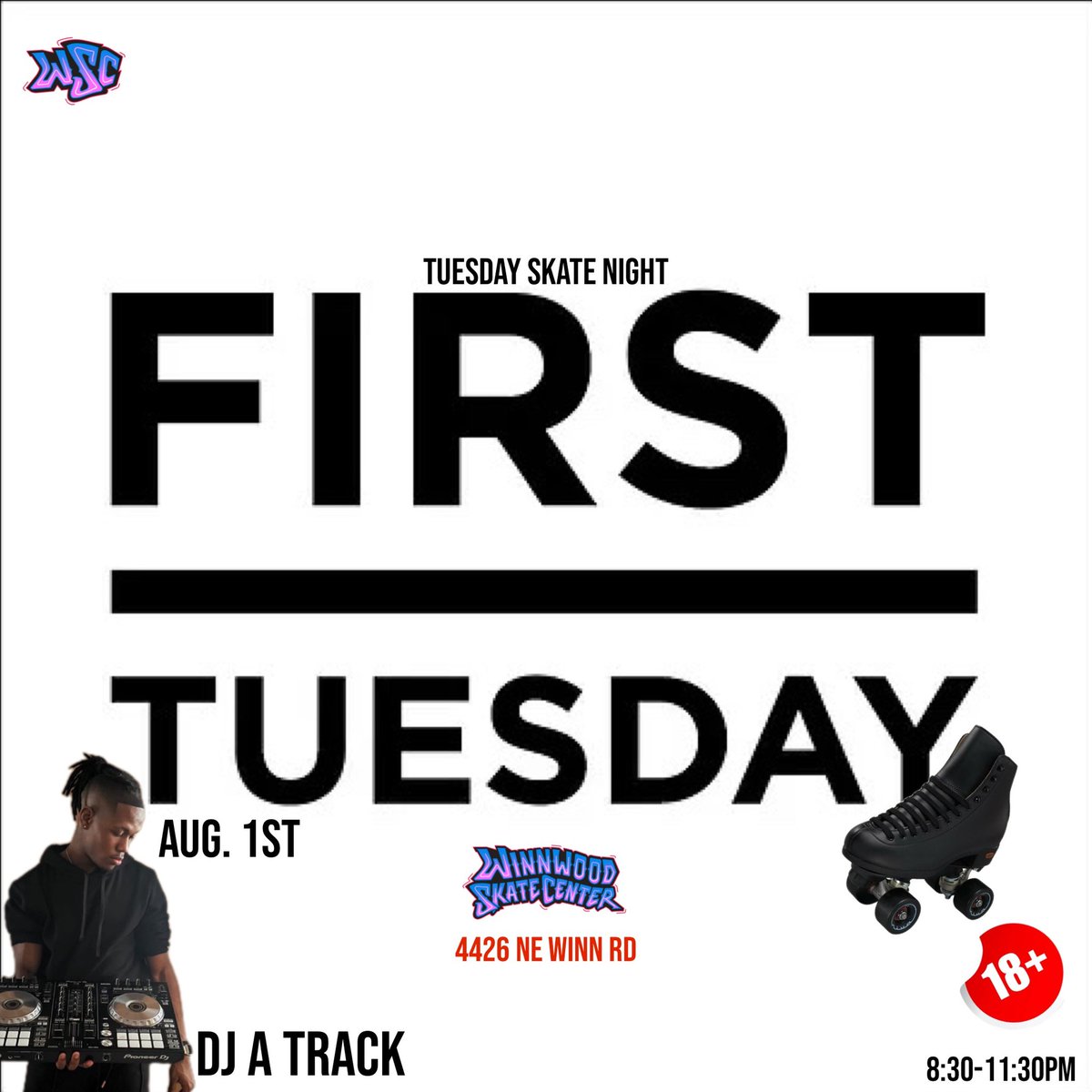MMBliving's tweet photo. #FirstTuesday SK8 🛼 NIGHT is going down #TONIGHT at @WinnwoodSkate  🔥Sounds by #DjAtrack  🙌🏼 Get early bird tickets 🎟 for $5 before the doors open 🚪(CLICK LINK) 👉🏼 https://t.co/oNaT5YynWH https://t.co/EUehsVyPgq