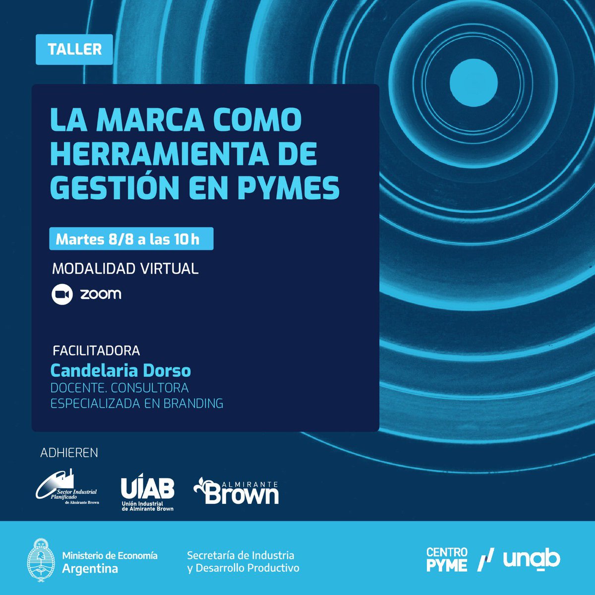 unaboficial's tweet photo. ✅Te invitamos a  participar de la capacitación virtual organizada por el Centro Universitario PyME de la UNaB: “La marca como herramienta de gestión en PyMES”. 

✍️Para participar podés inscribirte desde el link:

https://t.co/H4t1tV5Tvy https://t.co/F0sw6CqvQN