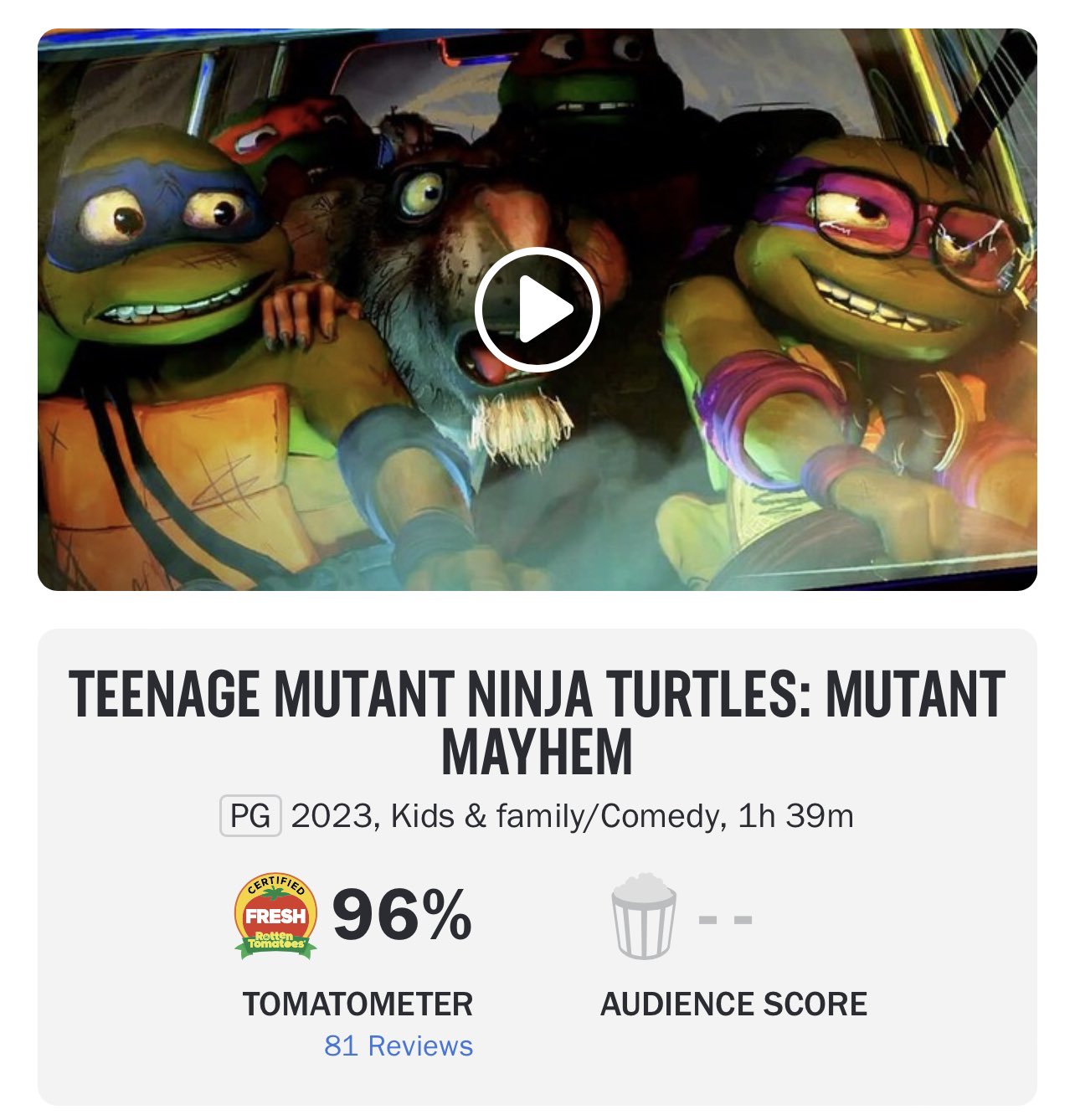 Teenage Mutant Ninja Turtles - Rotten Tomatoes