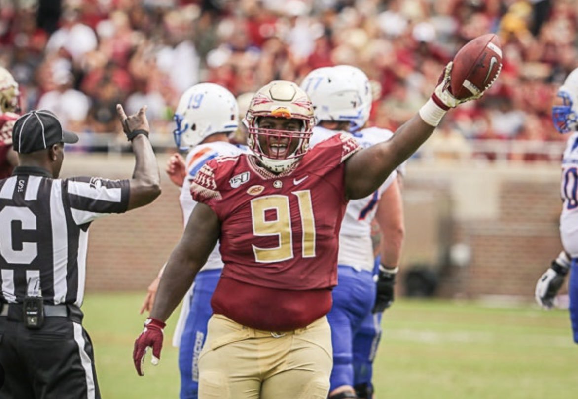 Known as the 'Trench Monster,' #Seahawks re-sign Florida State UDFA DT Robert Cooper. Cooper was a back-to-back All-ACC honorable mention.