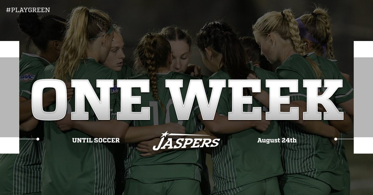 Soccer is almost back! Only one more week until our first game against University of New Hampshire ! 💚