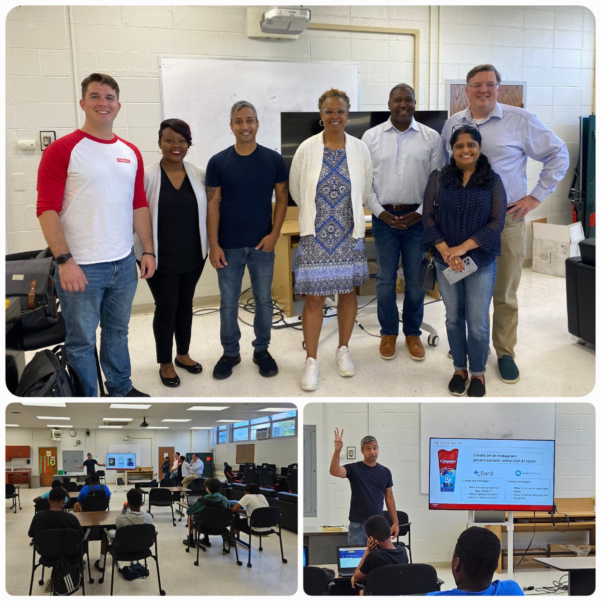 Tania Kelly (@taniakelly_vp) on Twitter photo A huge THANK YOU to the Colgate Palmolive Team for partnering with us to provide our STEAM students with AI, Coding, and Tinkercad activities! The awesome dialogue, cool prizes, and incredible experience are simply priceless! <a href="/FMS_FTPSchools/">Torrie Rumph-Hurd</a> <a href="/WNews_FTPS/">WNews_FTPSchools</a> A huge THANK YOU to the Colgate Palmolive Team for partnering with us to provide our STEAM students with AI, Coding, and Tinkercad activities! The awesome dialogue, cool prizes, and incredible experience are simply priceless! <a href="/FMS_FTPSchools/">Torrie Rumph-Hurd</a> <a href="/WNews_FTPS/">WNews_FTPSchools</a>
