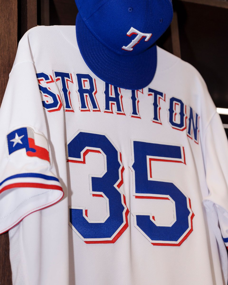 Rangers's tweet photo. New guys, new numbers. #StraightUpTX https://t.co/Aln4p9rKBW