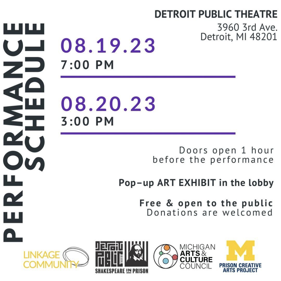 Join SIP alumni for diverse performances, encompassing various artistic expressions, offering profound insights into the lived experiences of those affected by the criminal legal system. We can't wait to see you there!