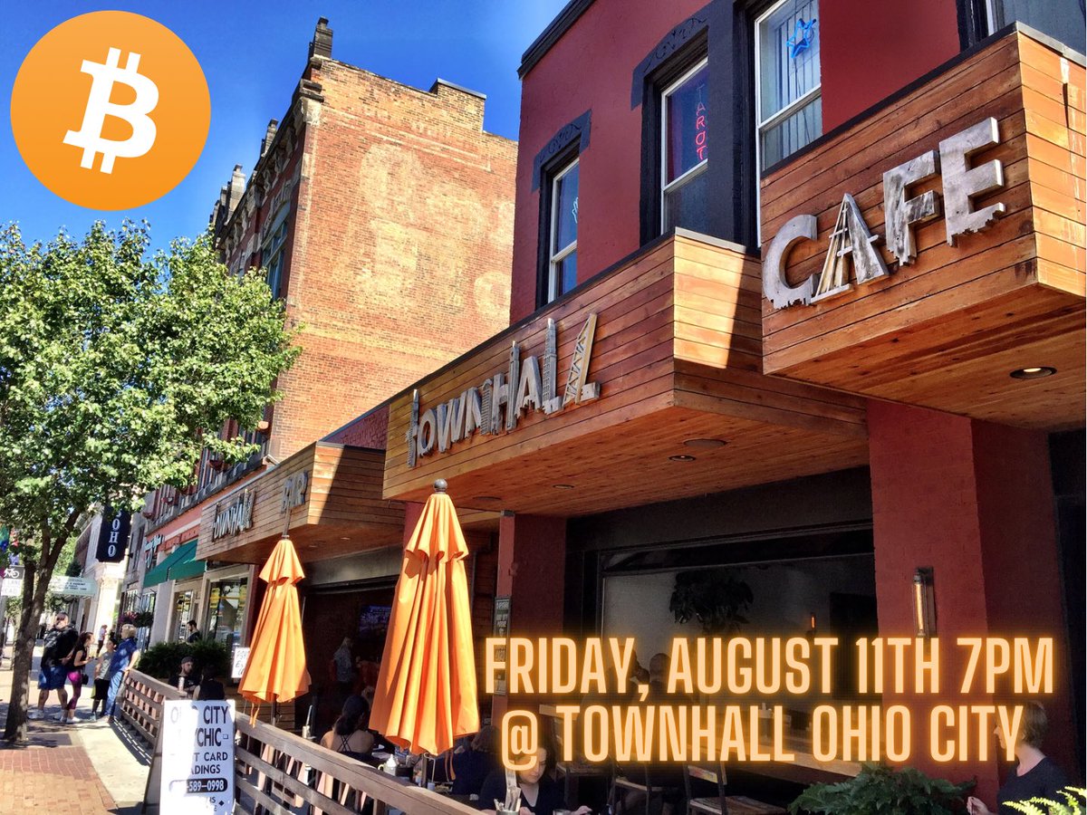 It’s almost that time again. Mark your calendars for our August #Bitcoin meetup 🗓️ 7PM on Friday the 11th 🍻