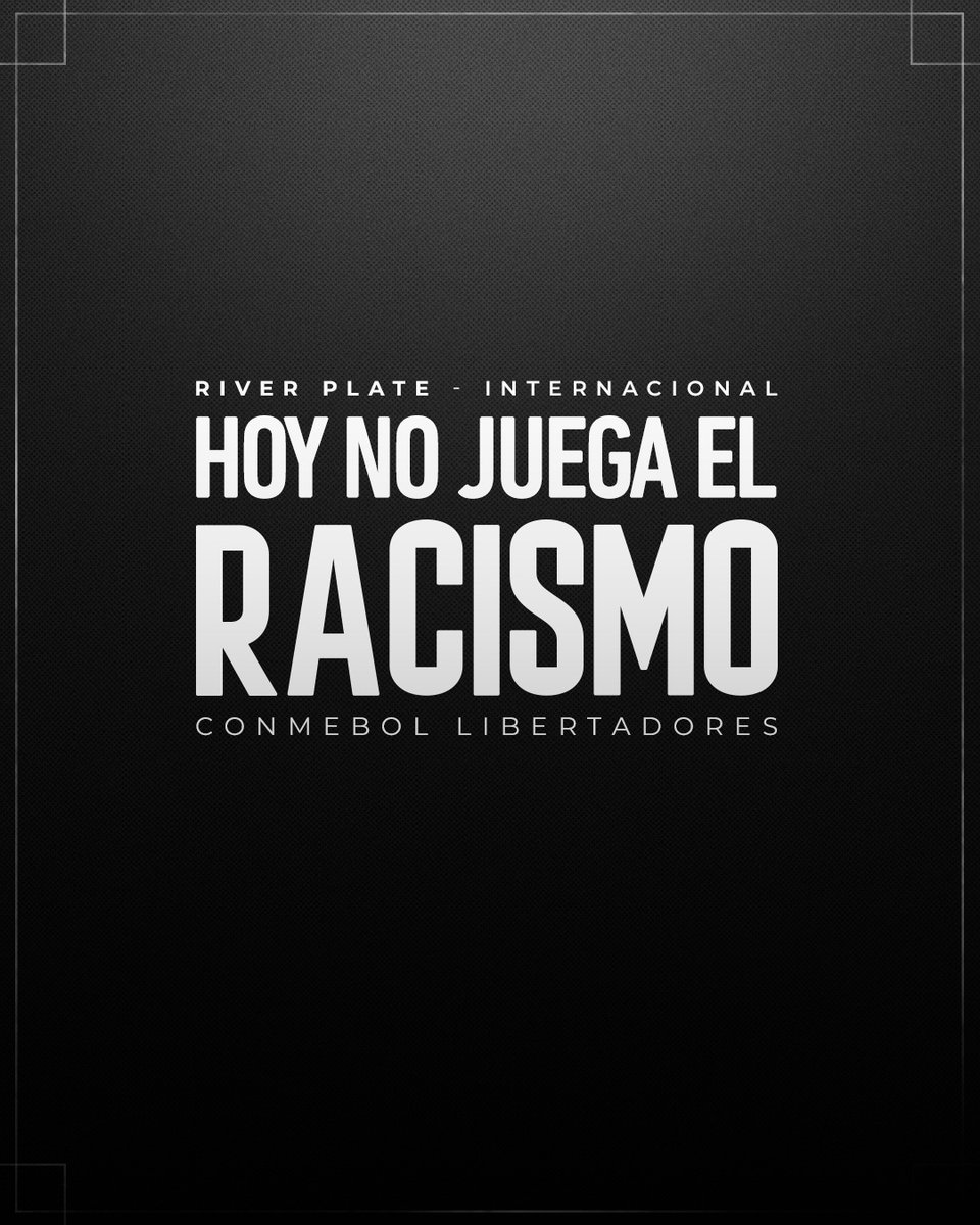 RiverPlate's tweet photo. #BastaDeRacismo https://t.co/BSt2gAJsOb