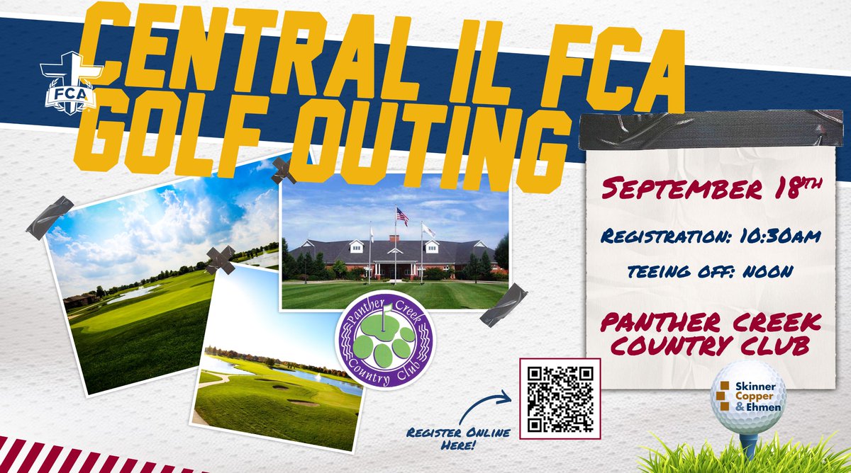 CentralILFCA's tweet photo. We CAN'T WAIT for our annual golf⛳️ outing this September!

🗓️Monday September 18
⏰10:30am Registration // Teeing off at NOON
📍Panther Creek CC

Interested in helping sponsor this event?
Link below!
📷https://t.co/gfi6Yg5ath https://t.co/BP734x3R06