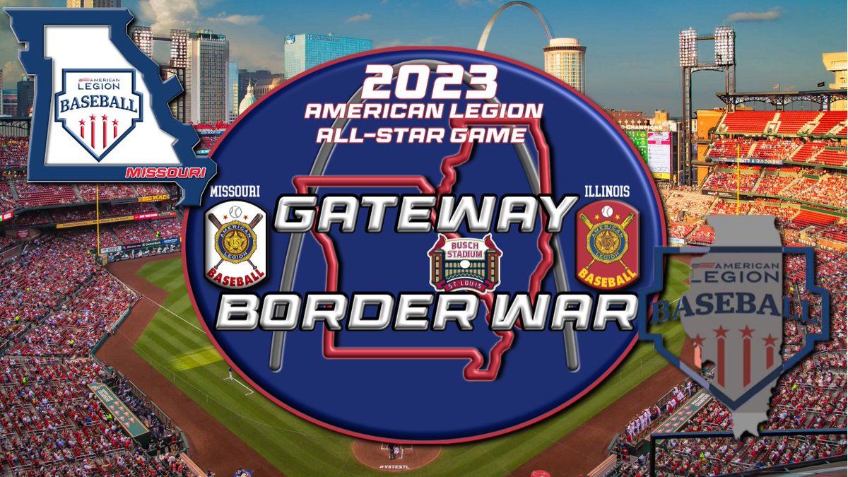 MOLegionBall's tweet photo. August 6, 2023, Live from Busch Stadium the 2023 Gateway Border War. Watch Live using and share it with your friends who will not be able to attend at no cost on #youtubechannel Youth Baseball Midwest. https://t.co/8gYVABYdBR
@ILLegionBall @legionbaseball https://t.co/qdrSV8jo02