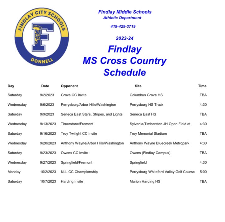 DonnellMiddle's tweet image. The Fall Sports Season is right around the corner!!!  Come checkout our 7th &amp;amp; 8th grade Teams this season! We are so excited to get started!
#TrojanTrue #DonnellProud @FCSTrojans @FHSAthletic @FootballFindlay 
🏈 🏐🏃🏼‍♀️🏃🏾