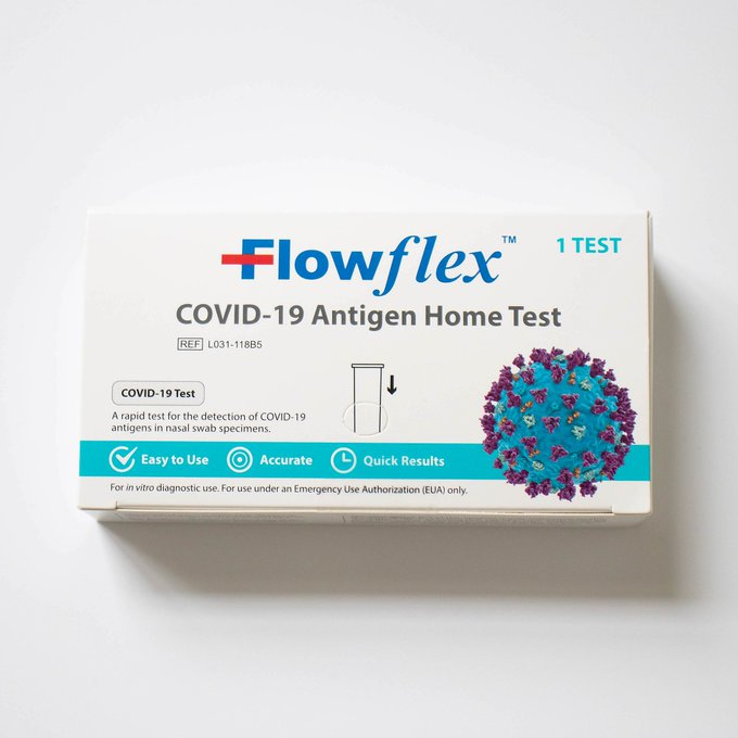 michael_hoerger's tweet photo. Plan to use more than 20 #RapidTests in the next 3 months?
FlowFlex at $2.50/test.
Shipping is $17, so only worth it if buying in bulk. I just received a box and can verify the expiration date is mid-November, after adding the 1-year extension. https://t.co/NmqVyfoRAF