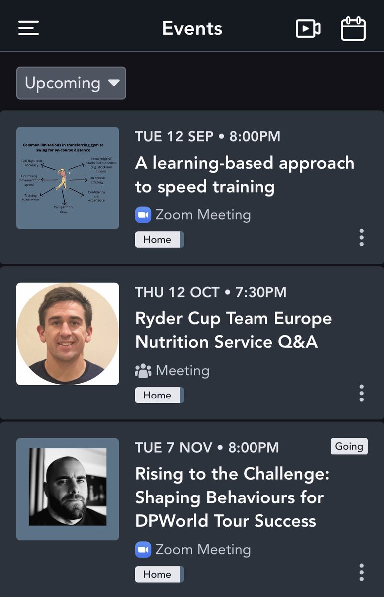 DrDanCoughlan's tweet photo. The next few months of @golfperfnetwork talks are looking great.

Featuring @WSWayland @david_m_dunne and me 👋

Don’t miss out on the action https://t.co/vW1r6Lg8DZ https://t.co/uCqrekOjCn
