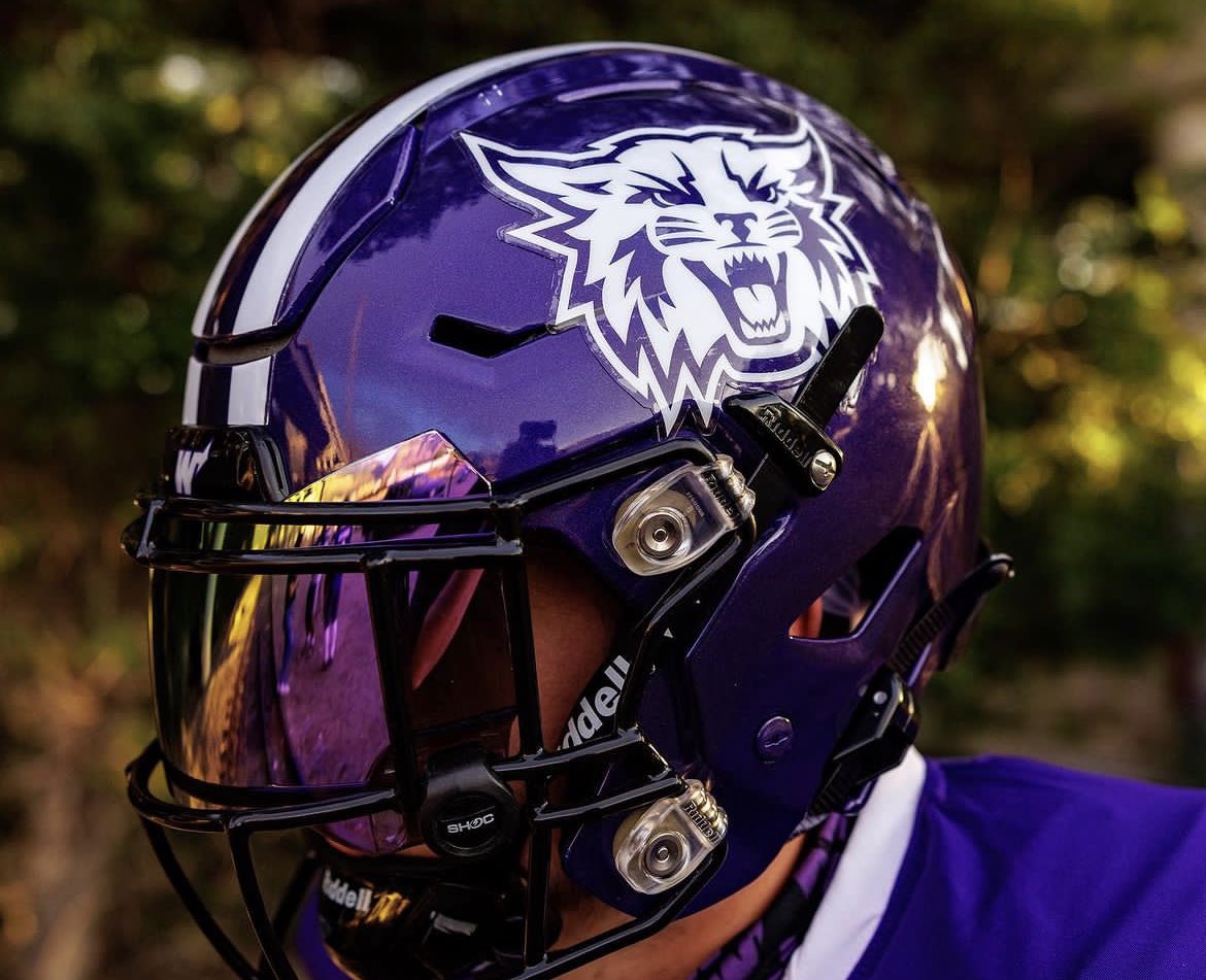 UNISWAG's tweet photo. New all purple look for @weberstatefb 

#uniswag https://t.co/nE7i01GGvD
