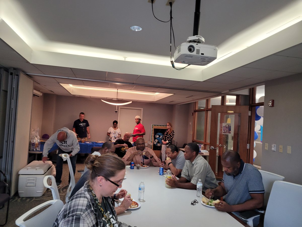 MKE celebrating new project launch with lunch and guests EJ and Charlene #LifeAtATT