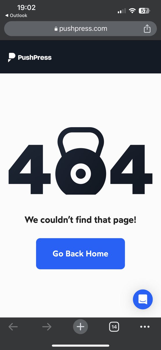 Jhooky9's tweet photo. @pushpressapp When trying to reset my password - this keeps happening. Please help me out! https://t.co/2OgeSyW6Ne