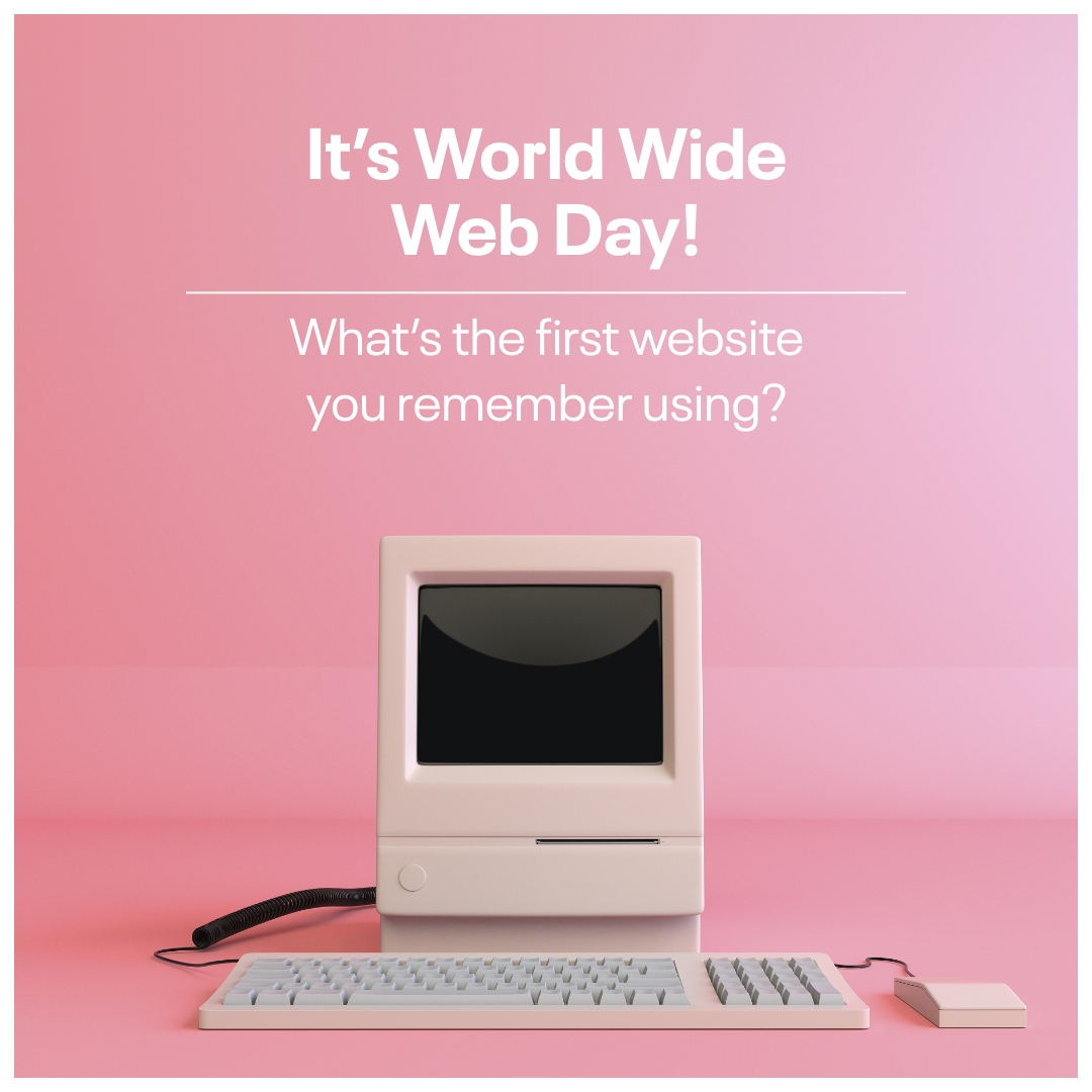 It's world wide web day - a day dedicated to celebrating the internet being free to access, and for bringing the world to our fingertips.  We certainly can't imagine our jobs without the internet. - can you?  #WorldWideWebDay #WWWD