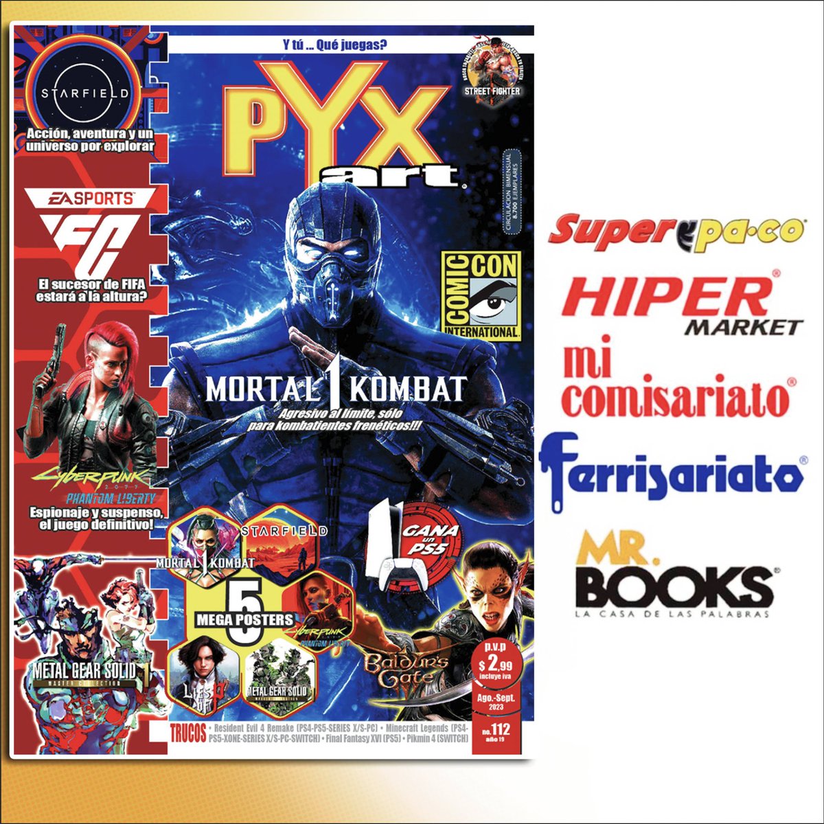 PyxArt's tweet photo. Llegó la edición no. 112 (Agosto-Septiembre 2023), a nivel nacional desde el 15 de Agosto ¡!!
La edición no 112 tiene dos portadas diferentes, escoge la que más te guste !!! #revistapyxart #pyxart #ecuador https://t.co/I4F9jX8G64