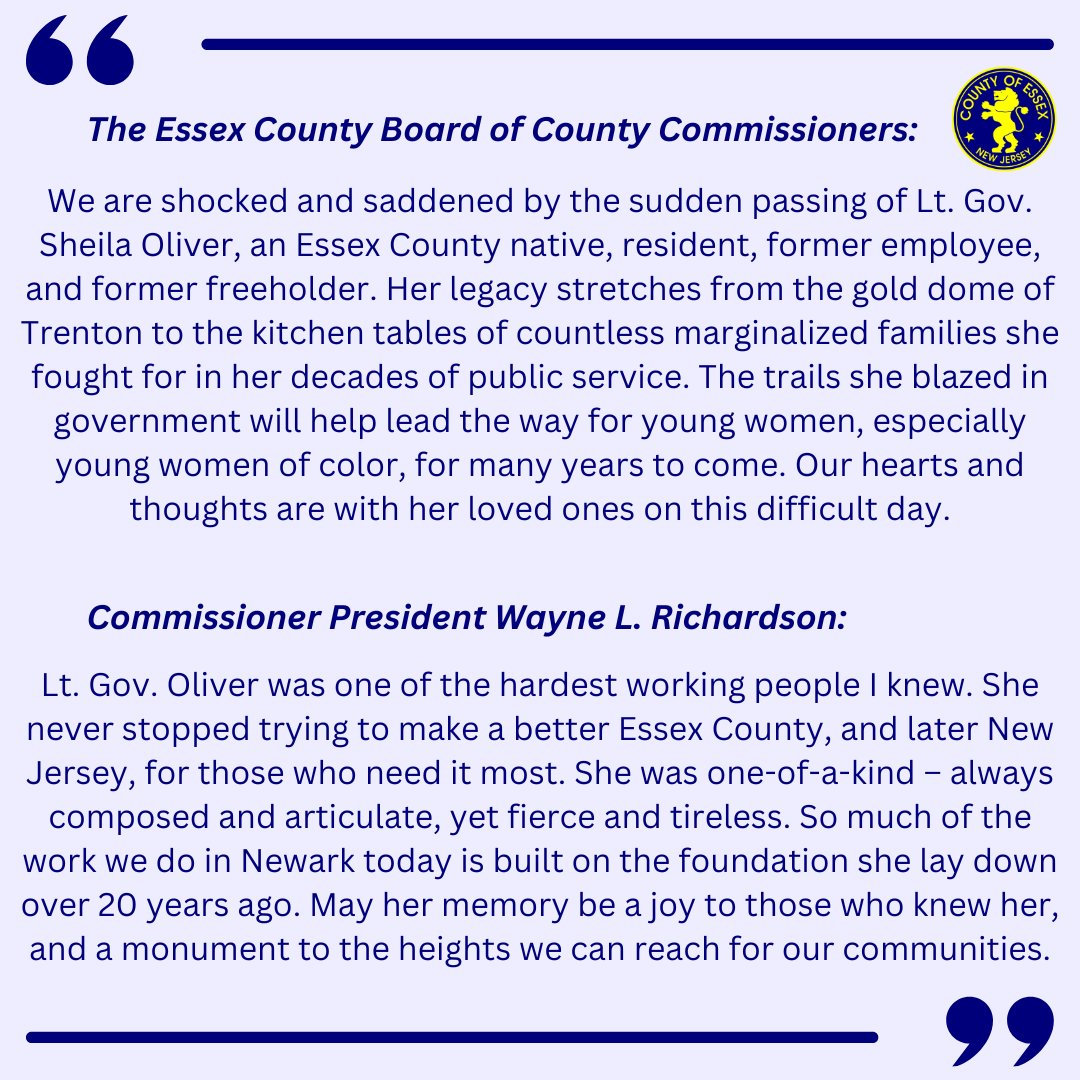 Essex County Board of Commissioners tweet media