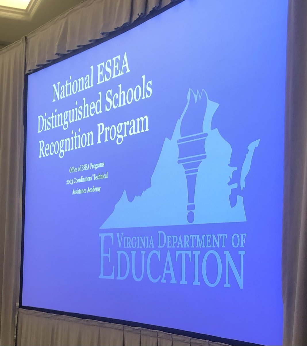 lasilvervb's tweet photo. It was so wonderful to share the amazing work that is happening @bayside6campus at the VDOE Coordinators Academy today. @S_Bevel is leading the way to positive change, and I can’t brag enough about it! @vbschools @VBTitleI #VBRippleEffect https://t.co/eP7qdCN315