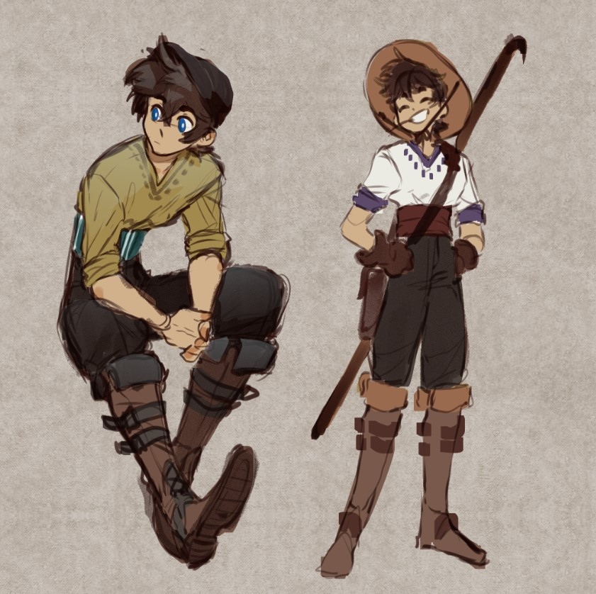 badastello's tweet photo. Very early designs I had scrapped for my upcoming comic https://t.co/qUgGIyEGSl