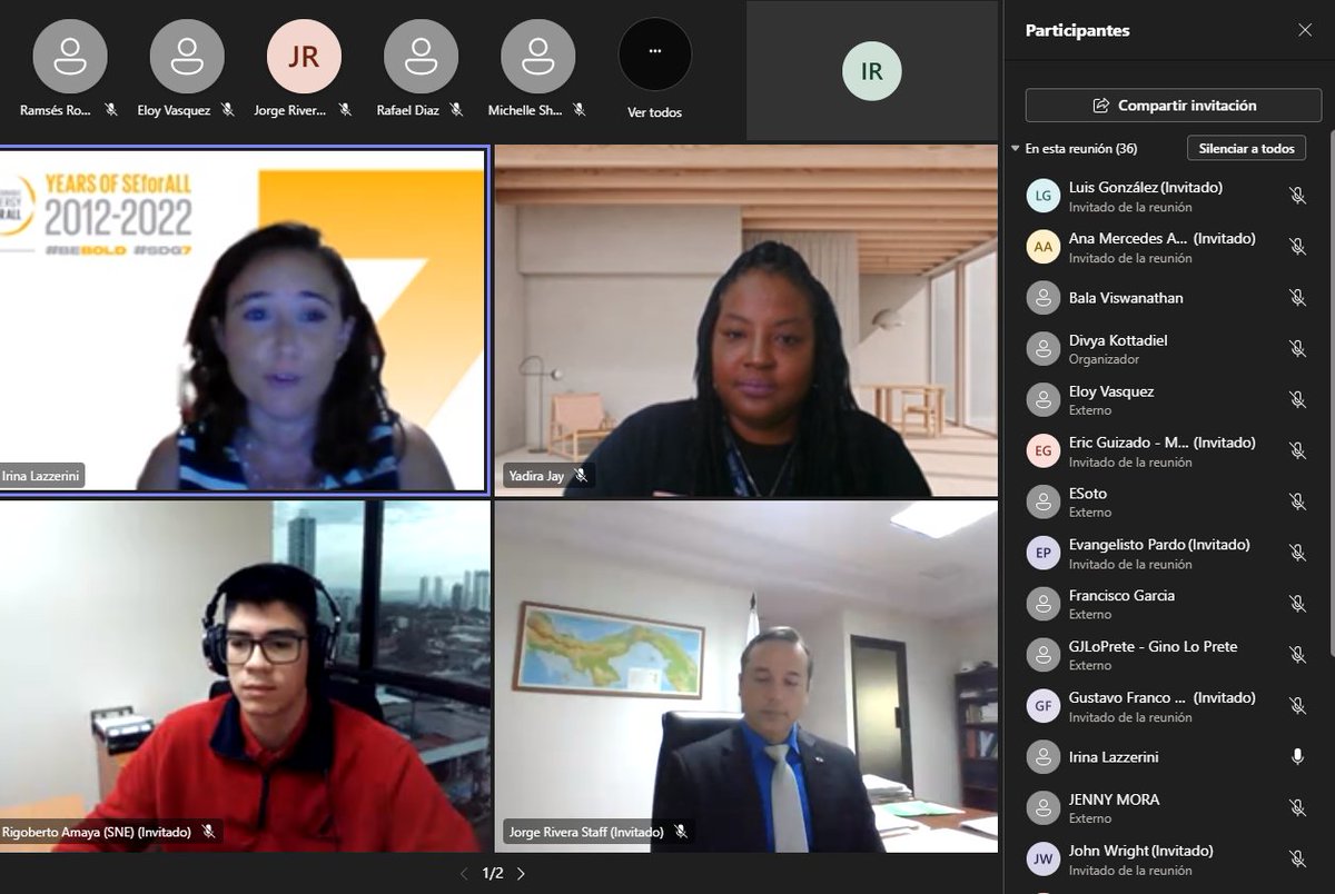 EnergiaPma's tweet image. Con éxito realizamos el Taller de los #Pactos Energéticos: Catalizando Acción para el #ODS7, para incrementar compromisos hacia la #TransiciónEnergética en #Panamá y apoyar al sector público y privado. Gracias al apoyo de UN Energy y Sustainable Energy for all @seforall.