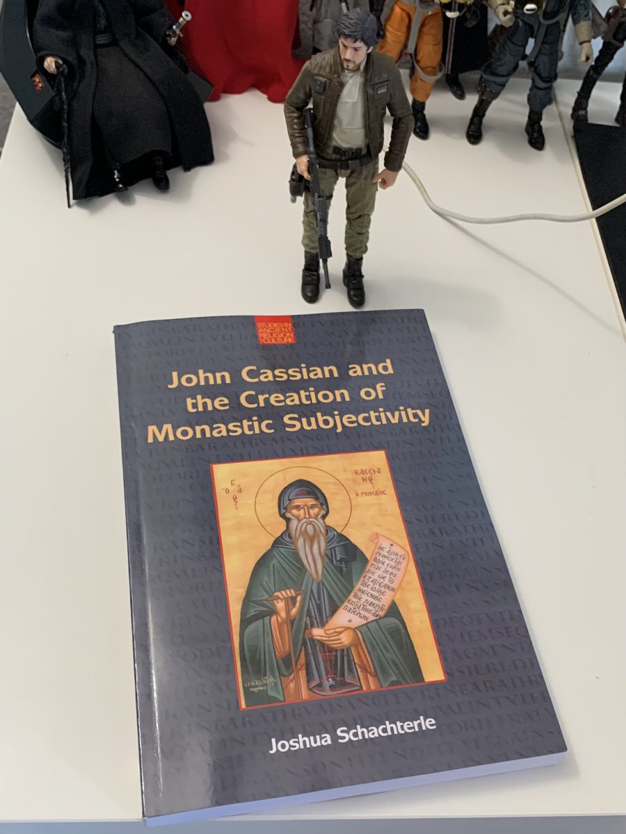 robheaton's tweet image. Newly arrived! Really pleased to see @JoshuaSchachte2 in print… I sense a podcast in our future. (Unrelated Cassian for scale.)