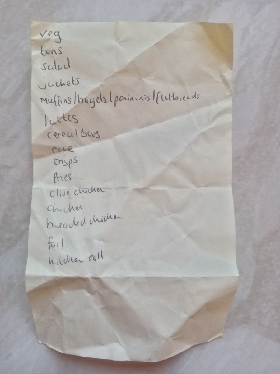 DiscoInsolence's tweet photo. Two #foundshoppinglists and a cryptic #foundnote
@dangusset @joeposset @DavCrabes @iandspringsteen https://t.co/oLpZ99m0zh