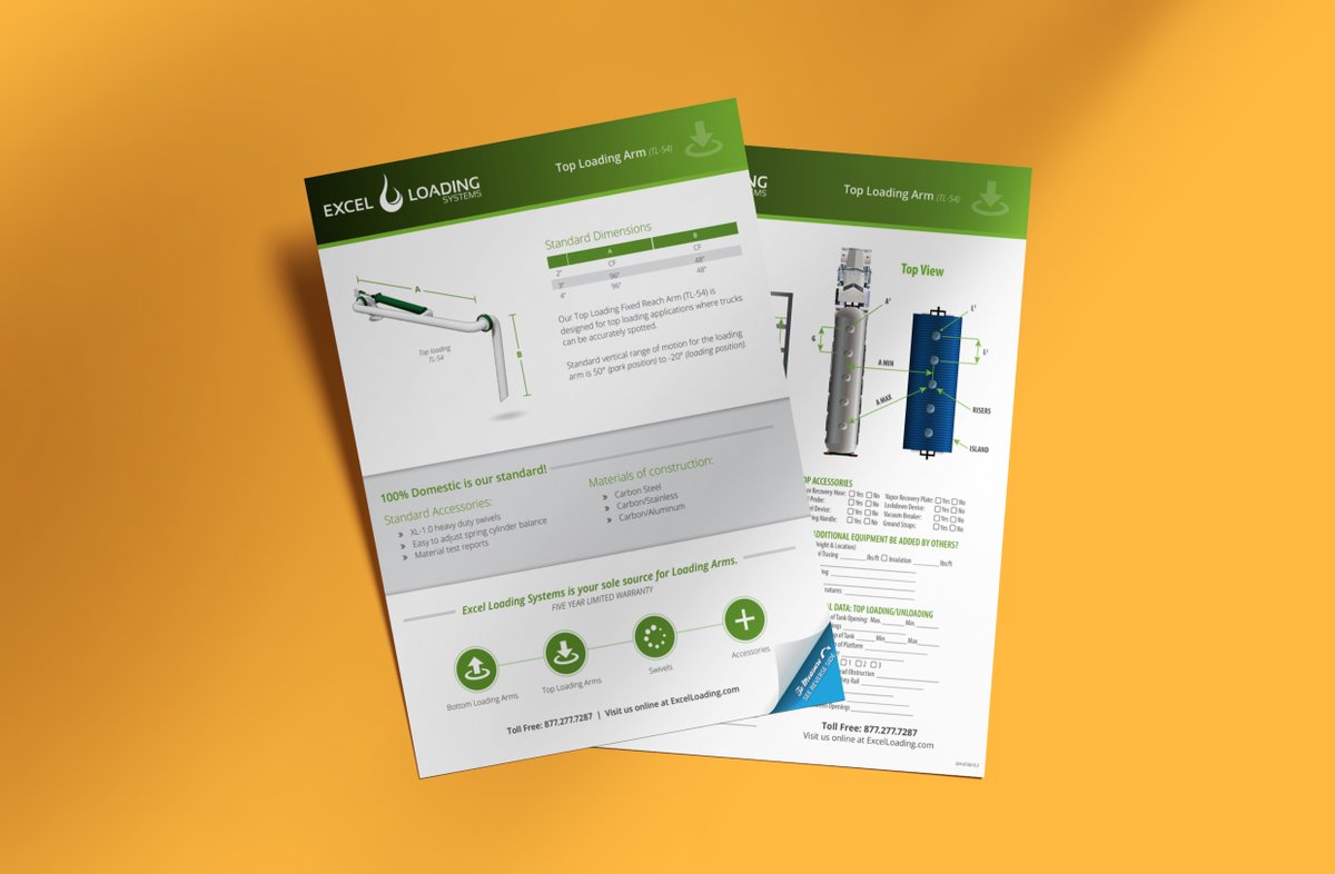 LoadingExcel's tweet image. The Excel fixed reach and single compartment (TL-54) top loading arms is often referred to as a fixed reach top loading arm since it allows for very little mis-spot of a truck or railcar. excelloading.com/fixed-reach-lo… 

#loadingarms #toploadingarms #singlecompartmentloadingarm