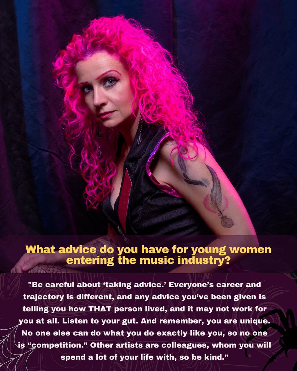 New Month, New Bandmate — Gritty OG <a href="/VKLynne/">VK Lynne</a>! 🤘🕷️💖 She talks all things music, touring Europe, and learning how to listen to your gut as a newcomer in the music industry. 

FULL INTERVIEW 🔗: grittyinpink.co/august-2023