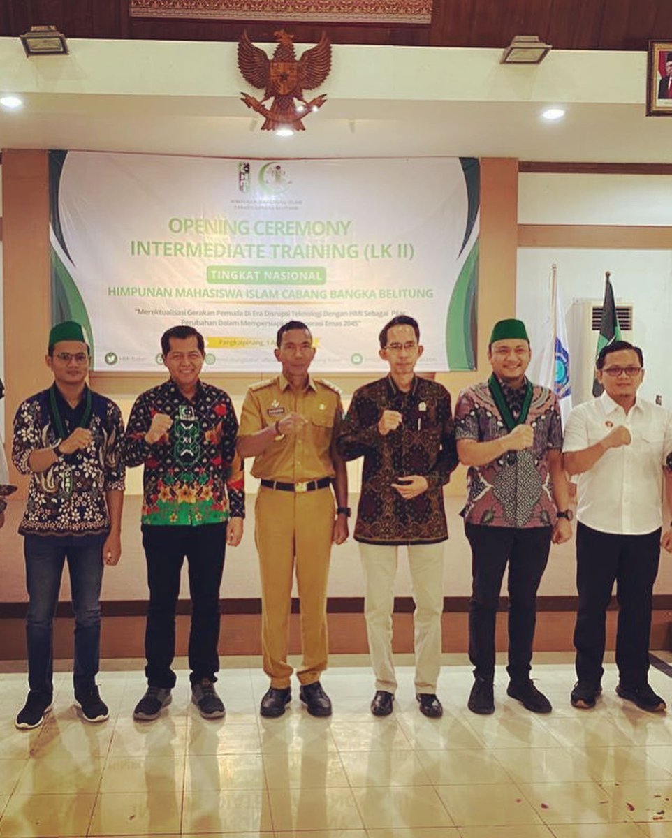 MIPelesa's tweet photo. Kali ini saya berkesempatan hadir untuk membuka kegiatan sekaligus sebagai Keynote Speech LK II HMI Cabang Bangka Belitung. https://t.co/GV6AXVQFkY
