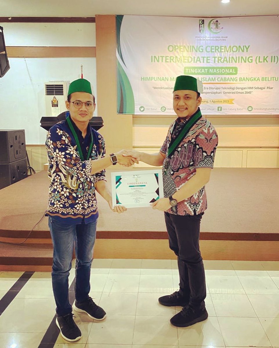 MIPelesa's tweet photo. Kali ini saya berkesempatan hadir untuk membuka kegiatan sekaligus sebagai Keynote Speech LK II HMI Cabang Bangka Belitung. https://t.co/GV6AXVQFkY