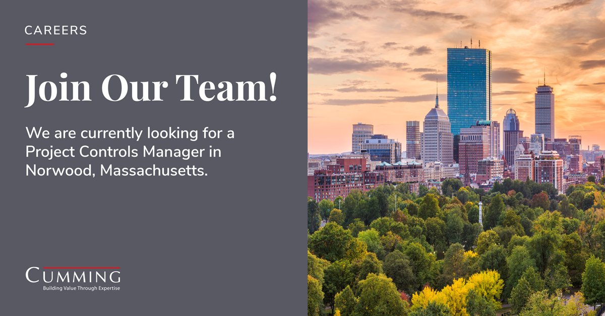 We are currently seeking a  Project Controls Manager to join our team in Norwood, MA! You will oversee large or multiple medium-sized life sciences projects in this client-facing position.  Apply now! 
🔗: loom.ly/m7DA9h0