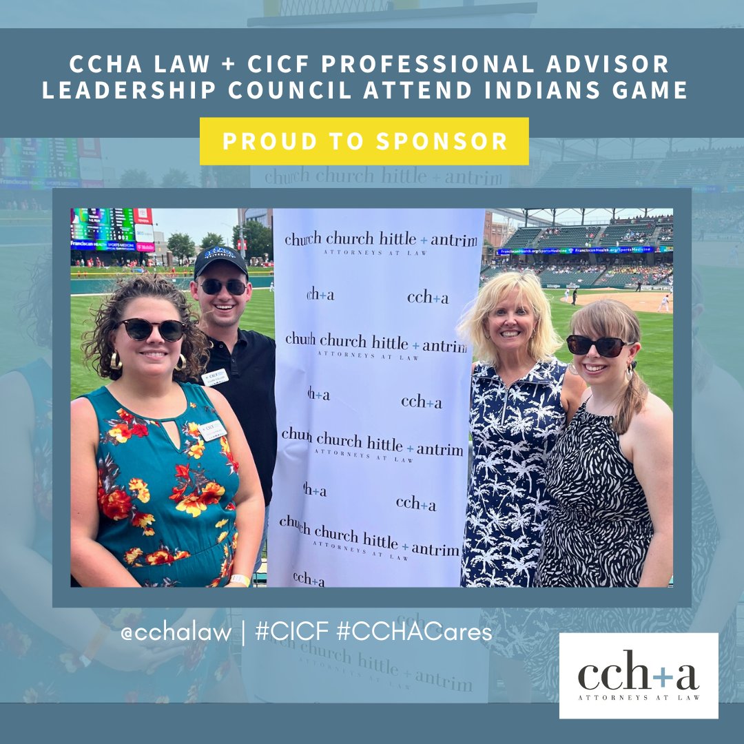 CCHALAW's tweet photo. CCHA Law's Beth A. Sease + Victoria Howard didn’t let the rain get in the way of a fun event! 🌧 CCHA Law was proud to sponsor this event, where @CICFoundation Professional Advisor Leadership Council attended the @indyindians game. 🤝 #CCHACares
#CCHALaw #CCHA #CICF #PALC https://t.co/V9XMnDpWJo