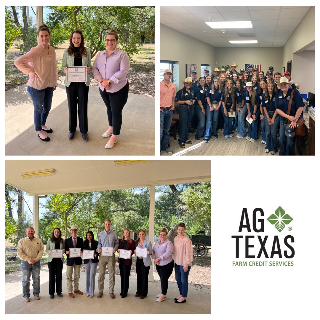 AgTexasFCS's tweet image. AgTexas had another incredible sponsorship opportunity! 

Last week, the @TSCRA’s #2023CattleRaisersRoundup took place. AgTexas was honored to be involved the camp that included 26 elite young leaders in the cattle business.  tscra.org/2023-cattle-ra…

#AgYouthStrong #FutureStrong