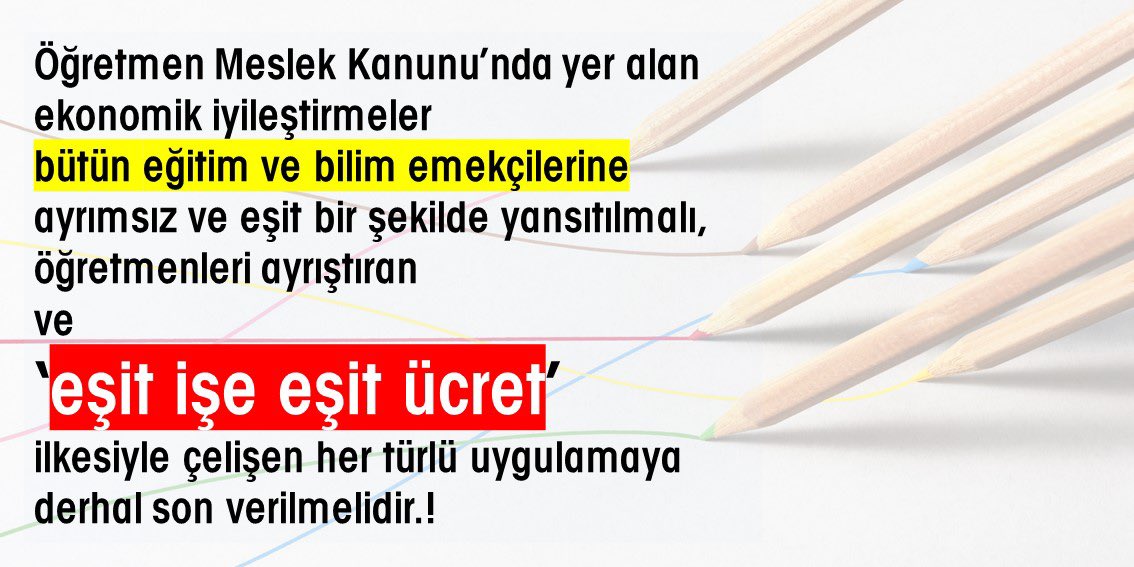 İnsan onuruna yakışır bir yaşam için
En az Yoksulluk sınırının üstünde
Emekliliğe yansıyacak şekilde
Tek kalemde bir maaş 
Hakkımızdır
#MemurSusmayacak