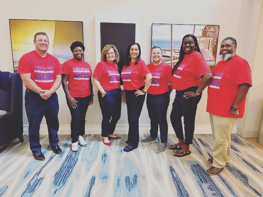 Even though it’s still the summer, the DHS admin team is getting ready for our students and teachers to return by attending conferences to continue learning and growing! #dhspatriotpride #nnpsproud