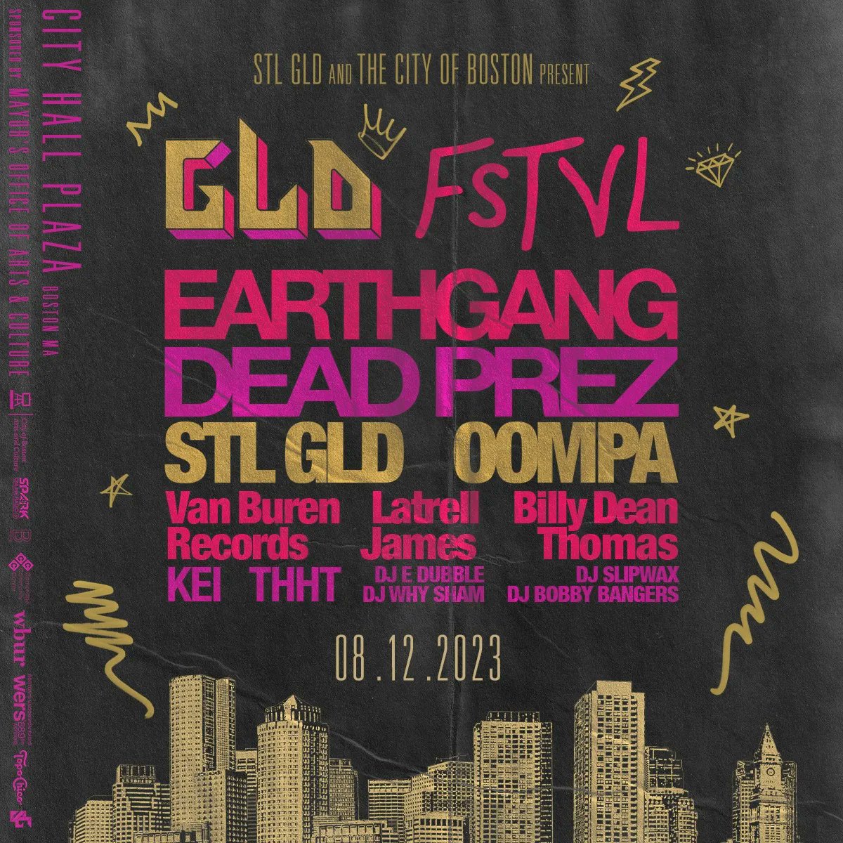 BidWorldwide's tweet photo. 📣📣📣 EARTHGANG AND DEAD PREZ TO HEADLINE GLD FSTVL ON BOSTON CITY HALL PLAZA 🔥🔥🔥
#GLDFSTVL #BOSTON #BIDWORLDWIDE #STLGLD #SUMMEROFGLD, #SPARKFM https://t.co/73FUviDDCc