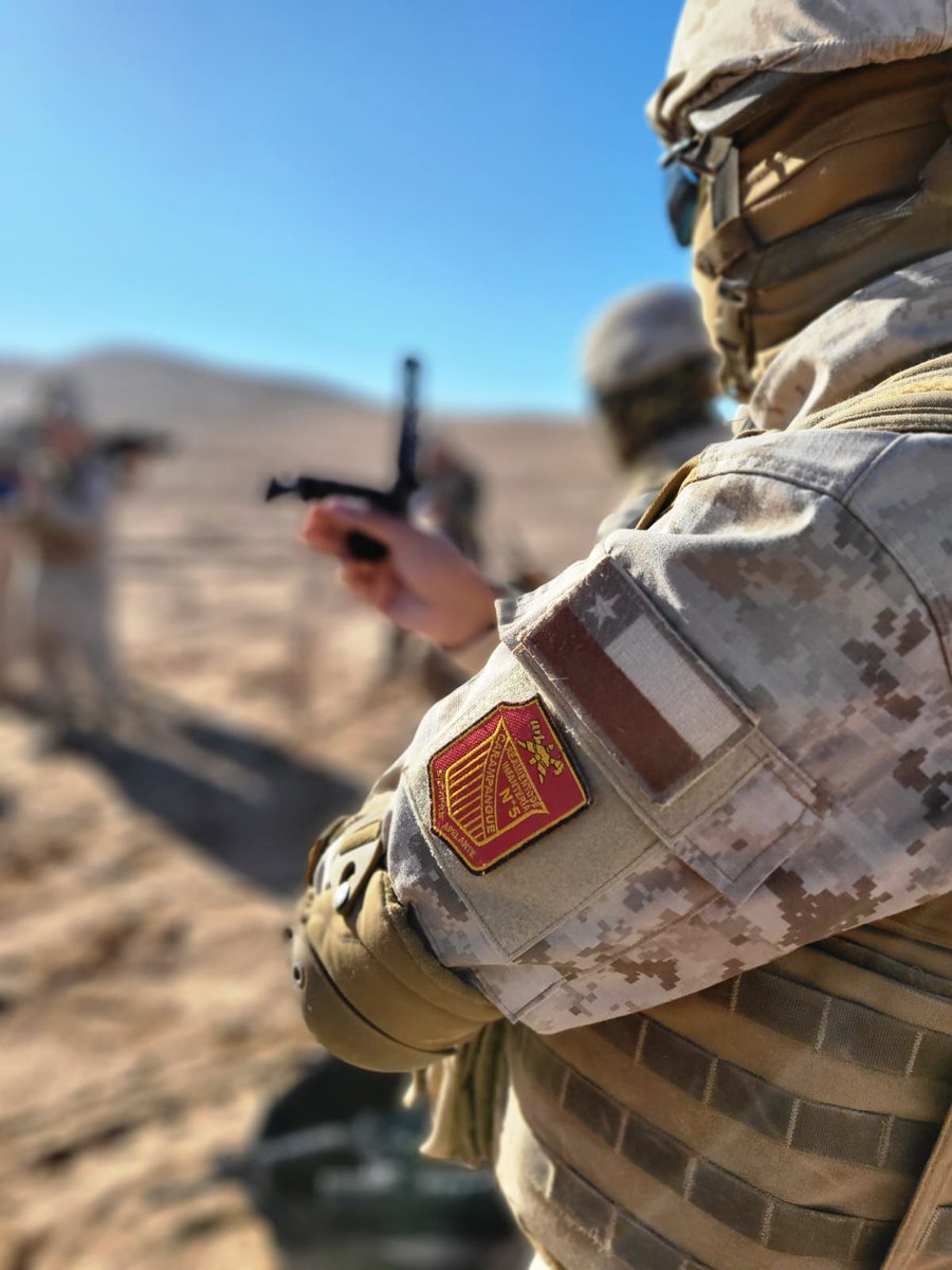 VIDE_CL_Oficial's tweet photo. Un intenso #entrenamiento es el que están desarrollando los #SoldadosConscriptos del Btn de Inf. Blindada N°5 #Carampangue, en el marco del término de su Fase de Formación del Combatiente en Ocupación Militar Específica y el comienzo de su Fase Inicial de Pequeña Unidad.
#Iquique https://t.co/CX2YZWsnN8