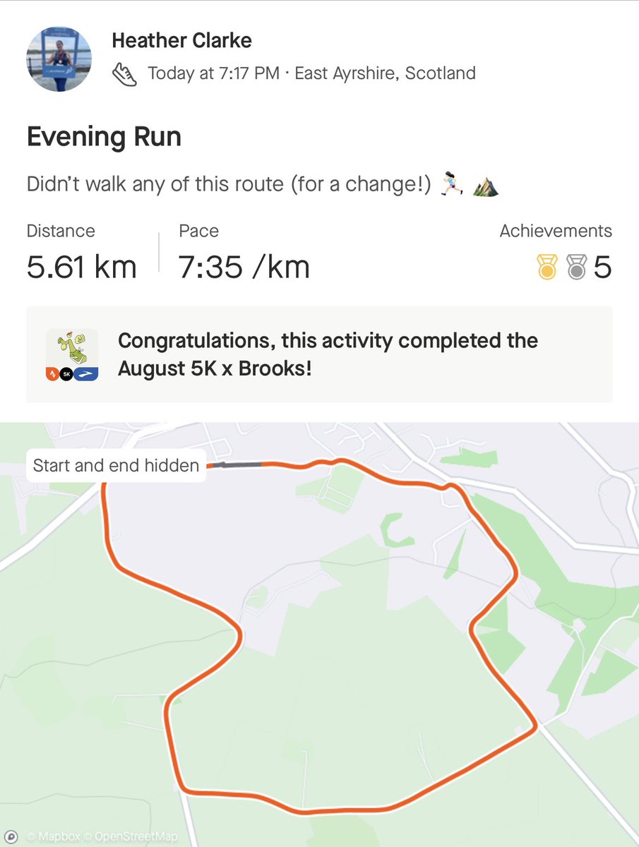 idontevenrun's tweet photo. Pushed myself tonight 🏃🏻‍♀️ https://t.co/79U7fjOB3c