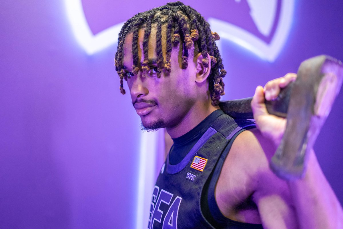 iamkaydedotson's tweet photo. Axe ‘em jacks???💜🤍 @SFA_MBB  #notcommited https://t.co/5K5jPrVkOR