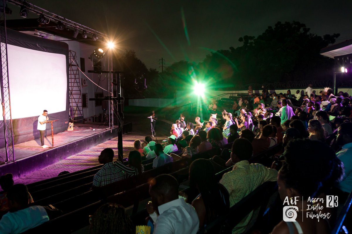 FranceandGhana's tweet photo. The @accraindiefilm1 kicked off yesterday! 🎬✨️ 

This international #shortfilm #festival showcases fiction, animation, documentaries, student projects. #African #cinema is given a special place, in particular through 6 films made available thanks to @ClermontISFF 🌍 https://t.co/UmDD7AKJxN
