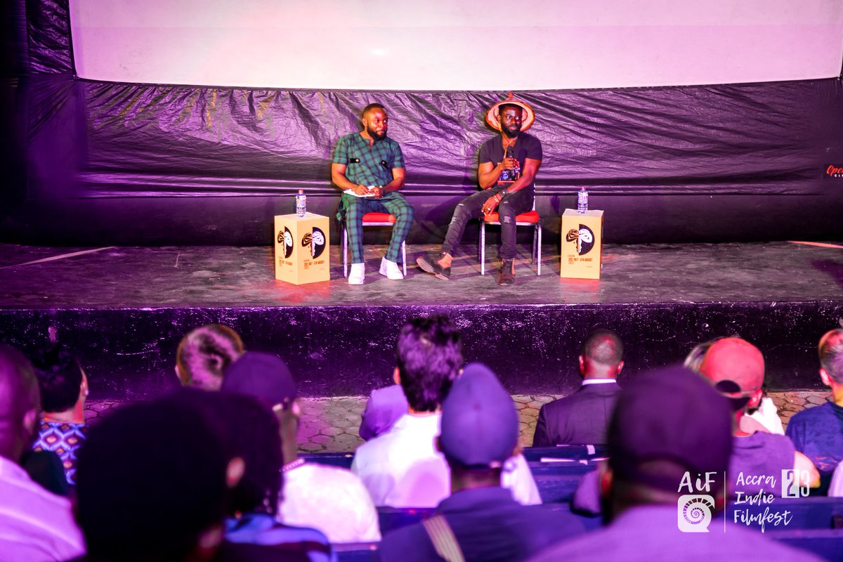 FranceandGhana's tweet photo. Yesterday, Tsutsu3 @amartei_armar @yemoh_ike, which was selected by the @Festival_Cannes and received a special mention from the jury @ClermontISFF, &amp; the animation movie Asantewaa @millsmediagh, which represented #Ghana at the @annecyfestival, were screened at @AF_Accra 🙌 https://t.co/gg1vzFbS1F