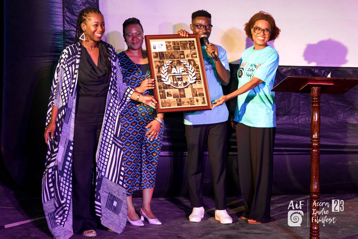 FranceandGhana's tweet photo. Yesterday, Tsutsu3 @amartei_armar @yemoh_ike, which was selected by the @Festival_Cannes and received a special mention from the jury @ClermontISFF, &amp; the animation movie Asantewaa @millsmediagh, which represented #Ghana at the @annecyfestival, were screened at @AF_Accra 🙌 https://t.co/gg1vzFbS1F