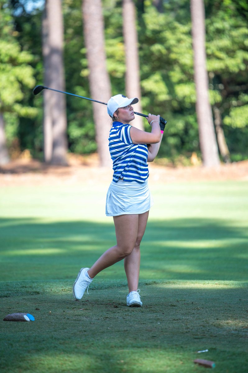 AJGAGolf's tweet photo. Hometown advantage๐ก
Columbia, South Carolina native, Caroline Hawkins (-1), leads after the first round of #NeSmithJr! https://t.co/0Ry89w4RGy