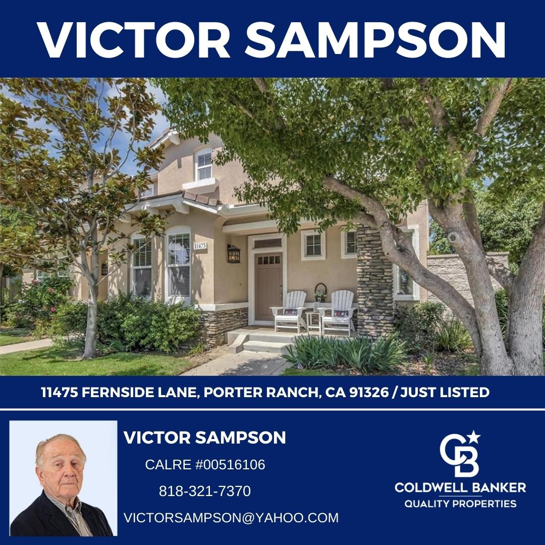 New Listing!
🏡 11475 Fernside Lane, Porter Ranch, CA 91326
🛏 3 Bedroom
🛁 3 Bath
✅ 1845 sqft.
Please contact Victor for more information!
#realestate #coldwellbanker #homesforsale #home #realtor #sanfernandovalleyhomes #santaclaritahomes #luxuryhomes #porterranch #justlisted