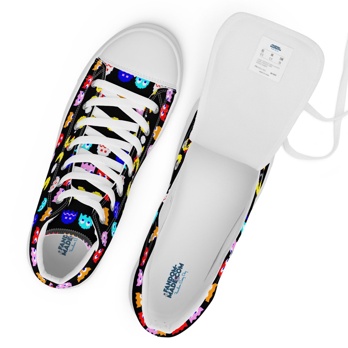FandomMade's tweet image. The wait is over. Fandom-Made.com now carries #menskicks! Started off with legendary #arcadegame #pacman
#FandomEveryDay #FandomMade #Gamers